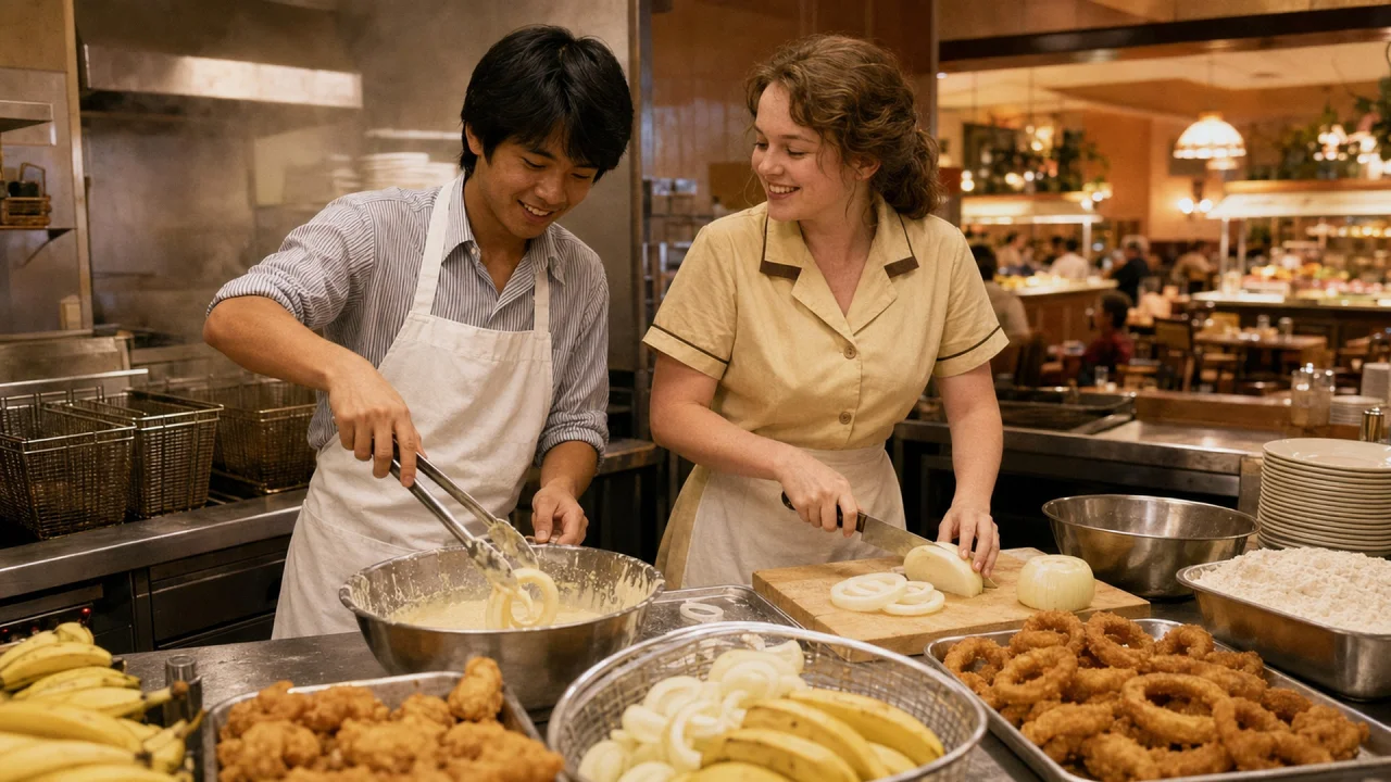 A Vietnamese refugee learned how to make onion rings